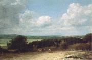 John Constable A ploughing scene in Suffolk oil on canvas